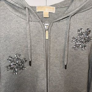 Michael Kors Rhinestone Used Hoodie RARE